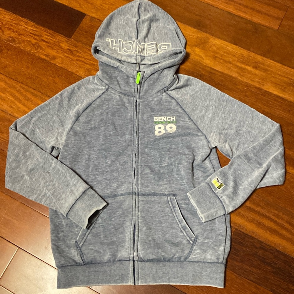 Boys Bench Zip Hood Jacket size 11/12
